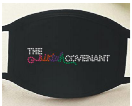 TSCB1 THE sistah COVENANT Bedazzled Logo Mask